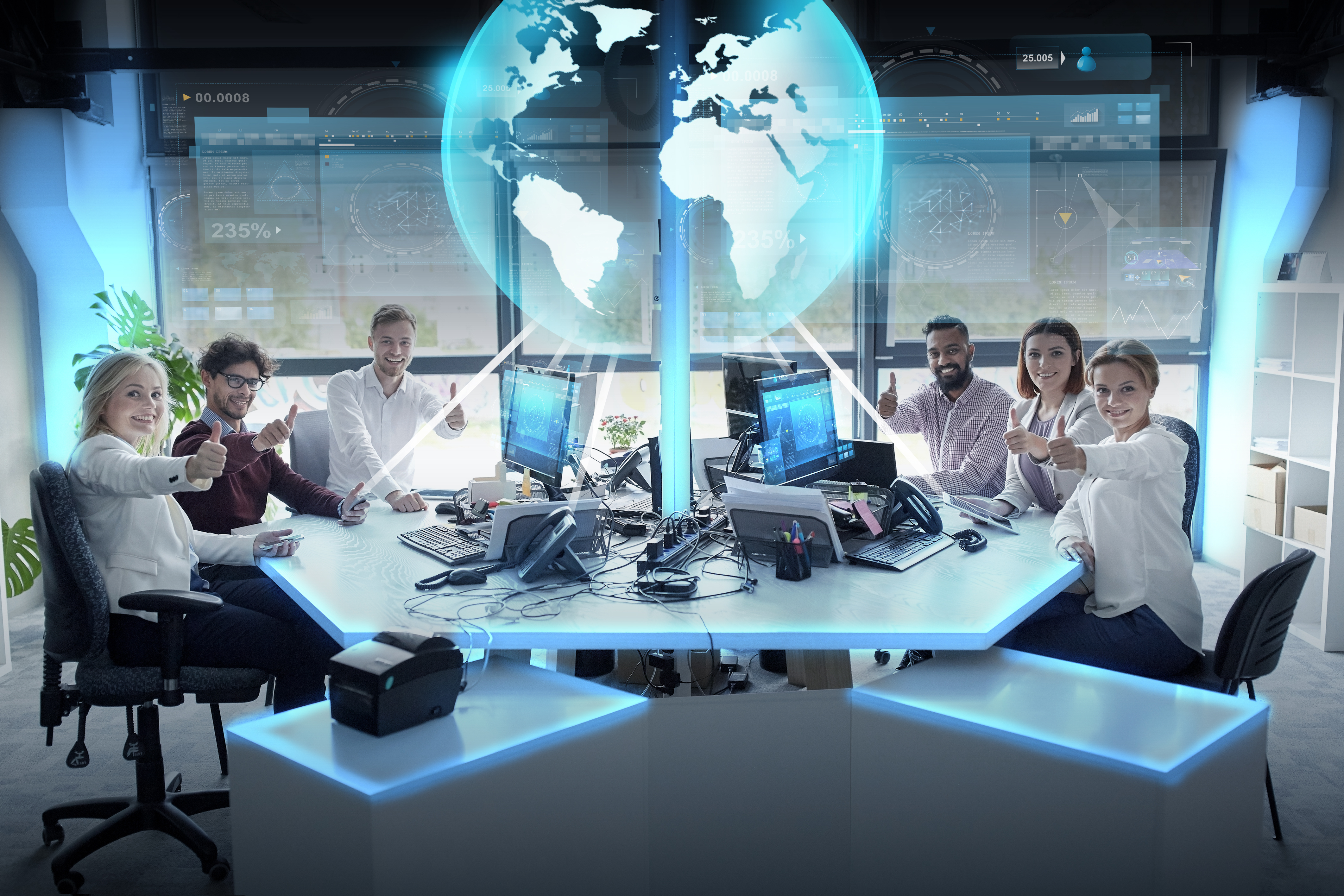 Une équipe engagée connecte le monde