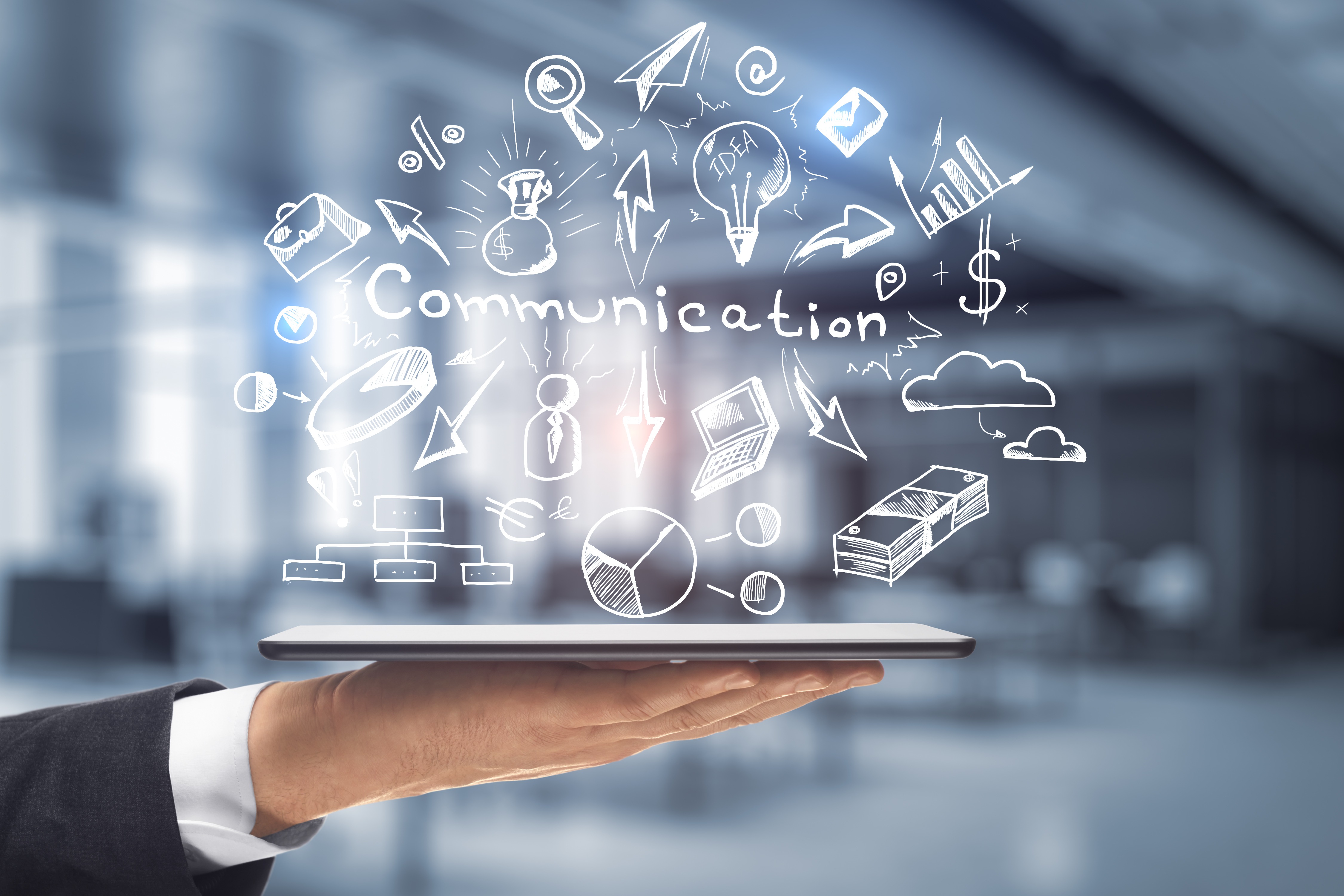 La communication servie sur un plateau d'argent